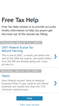 Mobile Screenshot of freetaxhelp.blogspot.com