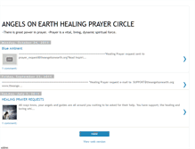 Tablet Screenshot of healingprayercircle.blogspot.com