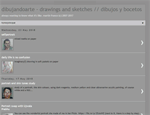 Tablet Screenshot of dibujosybocetos.blogspot.com