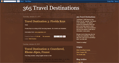 Desktop Screenshot of 365traveldestinations.blogspot.com