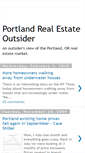 Mobile Screenshot of portlandrealestateoutsider.blogspot.com