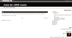 Desktop Screenshot of maisdemilvozes.blogspot.com