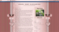 Desktop Screenshot of angelbabyalexandra.blogspot.com