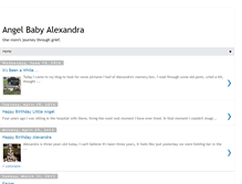 Tablet Screenshot of angelbabyalexandra.blogspot.com