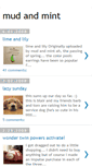 Mobile Screenshot of mudandmint.blogspot.com