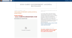 Desktop Screenshot of endgamegovernmentagenda.blogspot.com