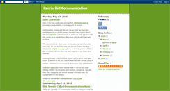 Desktop Screenshot of carrierbidcommunication.blogspot.com