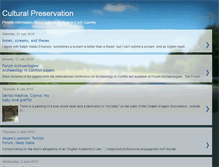 Tablet Screenshot of cultural-preservation.blogspot.com