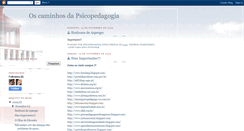 Desktop Screenshot of oscaminhosdapsicopedagogia.blogspot.com