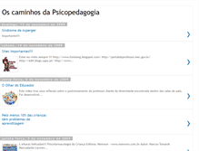 Tablet Screenshot of oscaminhosdapsicopedagogia.blogspot.com