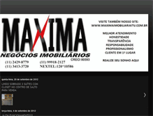 Tablet Screenshot of maximaimoveisitu.blogspot.com