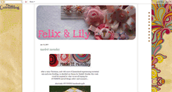 Desktop Screenshot of felixandlily.blogspot.com