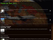 Tablet Screenshot of gunns-on-tour-2011.blogspot.com