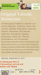 Mobile Screenshot of orgvalmikiramayana.blogspot.com