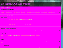 Tablet Screenshot of kimeuziellesilva.blogspot.com