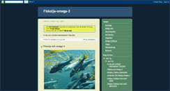 Desktop Screenshot of fiskolja-omega-3.blogspot.com