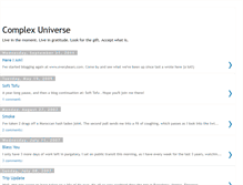 Tablet Screenshot of complexuniverse.blogspot.com