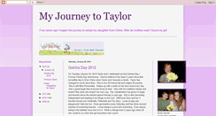 Desktop Screenshot of myjourneytotaylor.blogspot.com