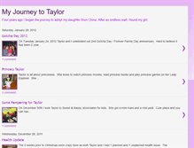 Tablet Screenshot of myjourneytotaylor.blogspot.com