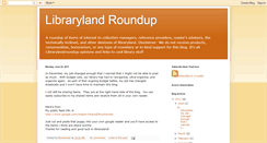 Desktop Screenshot of librarylandroundup.blogspot.com