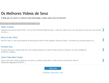 Tablet Screenshot of melhores-videos-de-sexo.blogspot.com