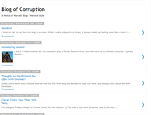 Tablet Screenshot of blogofcorruption.blogspot.com