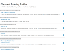 Tablet Screenshot of chemicalindustry.blogspot.com