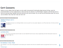 Tablet Screenshot of gertgoossens.blogspot.com