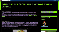 Desktop Screenshot of gioiellidiporcellana.blogspot.com