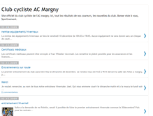 Tablet Screenshot of clubcycliste-acmargny.blogspot.com