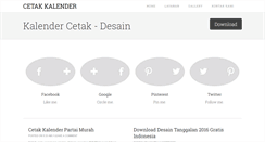 Desktop Screenshot of cetak-kalender.blogspot.com