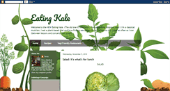 Desktop Screenshot of eatingkale.blogspot.com