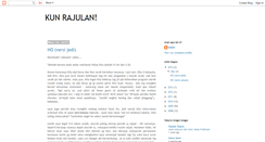 Desktop Screenshot of kun-rajulan.blogspot.com