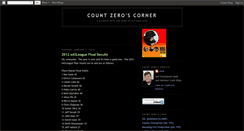 Desktop Screenshot of countzeroscorner.blogspot.com