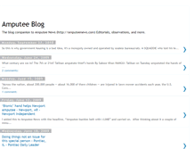 Tablet Screenshot of amputeenews.blogspot.com