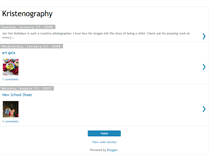 Tablet Screenshot of kristenography.blogspot.com