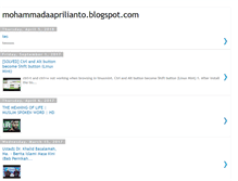 Tablet Screenshot of mohammadaaprilianto.blogspot.com