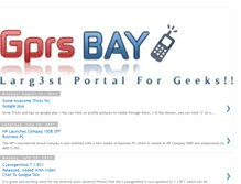 Tablet Screenshot of gprsbay.blogspot.com