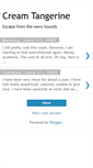 Mobile Screenshot of creamtangerine.blogspot.com