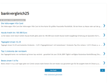Tablet Screenshot of bankvergleich25.blogspot.com