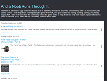Tablet Screenshot of noobruns.blogspot.com