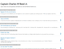 Tablet Screenshot of clrmarinecharters.blogspot.com