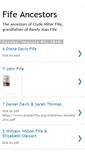 Mobile Screenshot of fifeancestors.blogspot.com
