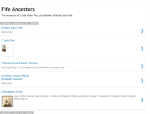 Tablet Screenshot of fifeancestors.blogspot.com