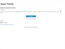 Tablet Screenshot of music--trend.blogspot.com