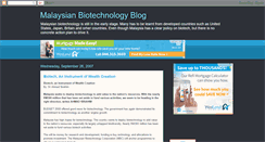 Desktop Screenshot of malaysianbio.blogspot.com