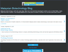 Tablet Screenshot of malaysianbio.blogspot.com