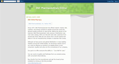 Desktop Screenshot of depharmaceuticalsonline.blogspot.com