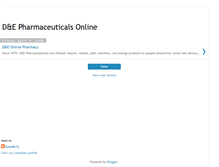 Tablet Screenshot of depharmaceuticalsonline.blogspot.com