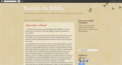 Desktop Screenshot of ensinodabiblia.blogspot.com